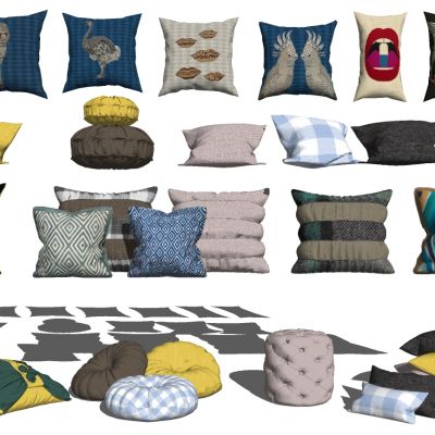 家纺现代新中式靠包抱枕坐垫