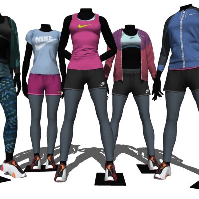 家纺运动服饰服装模特