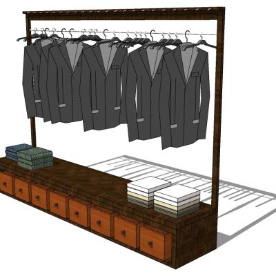 服装展陈服装专卖店衣架