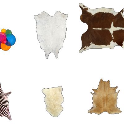 家纺动物皮毛毛皮地毯牛皮虎皮地毯