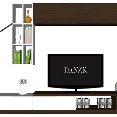 电视柜SU模型