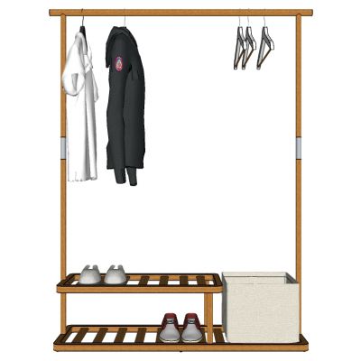 服装展陈服装专卖店衣架