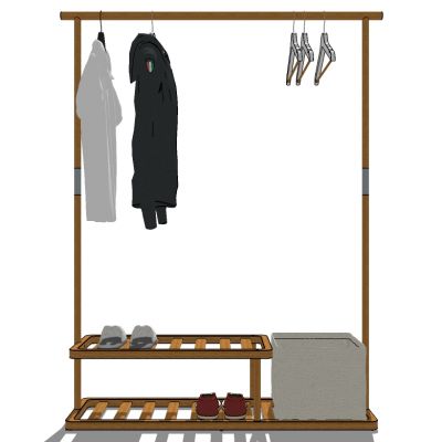 服装展陈服装专卖店衣架