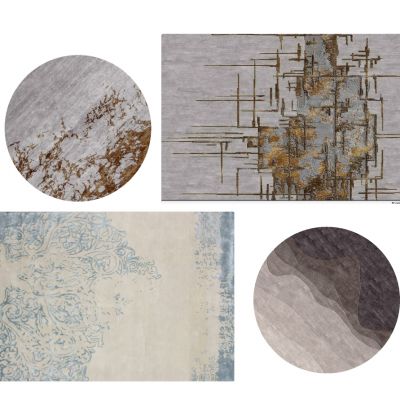 家纺新中式圆形地毯