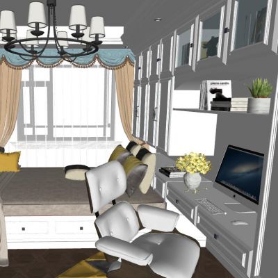 简欧式美式法式卧室