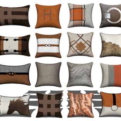 家纺现代轻奢新中式靠包坐垫抱枕