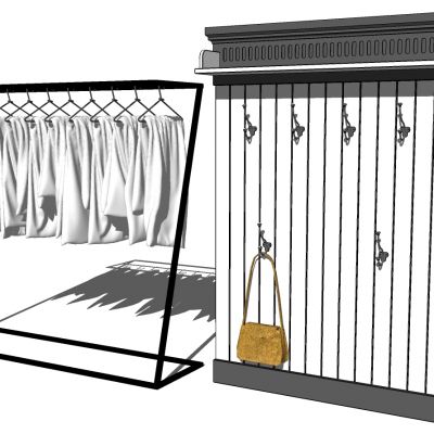 其他服装专卖店货架