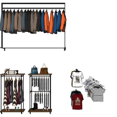 家纺服装货架