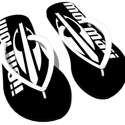 服装展陈人字拖鞋