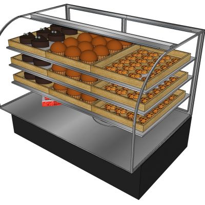 其他现代糕点展示柜