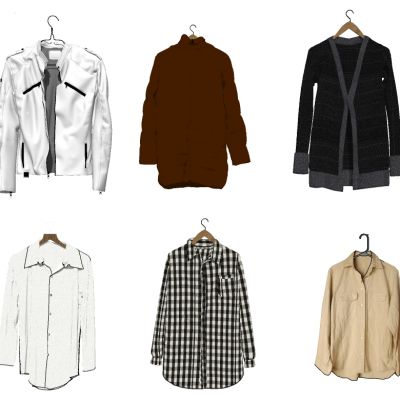 服装展陈男装衣服服饰