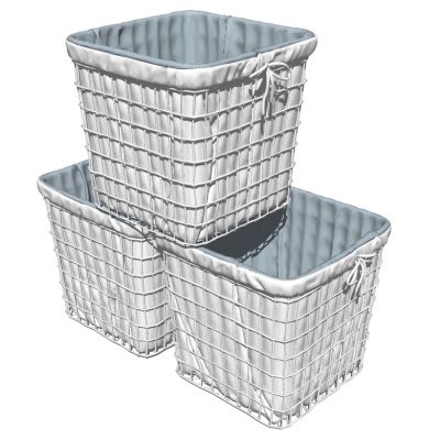 服装展陈衣帽间收奶盒袋子