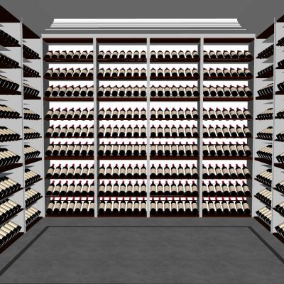 其他品酒区红酒展示柜