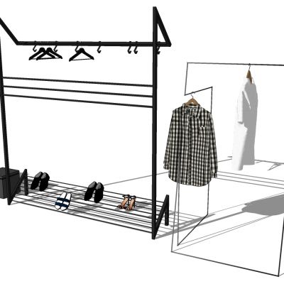 其他服装专卖店货架