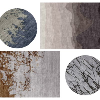 家纺新中式圆形地毯