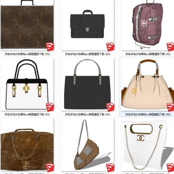 服装展陈皮包手包女包箱包