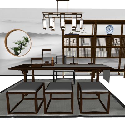 新中式日式书房