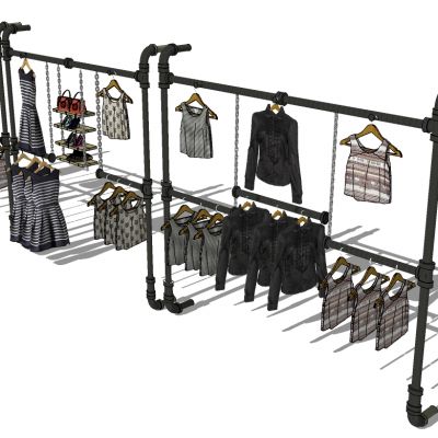 服装展陈服装专卖店衣架