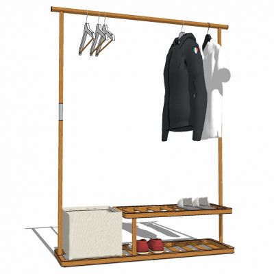 服装展陈服装店构件衣架