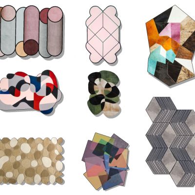 家纺现代异形儿童地毯组合