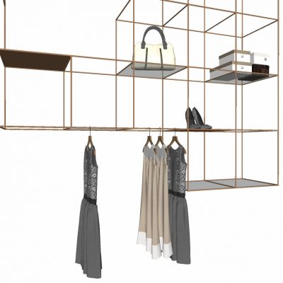 服装展陈服装店构件衣架