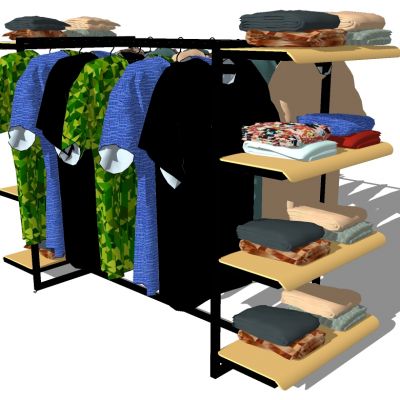 服装展陈服装专卖店衣架