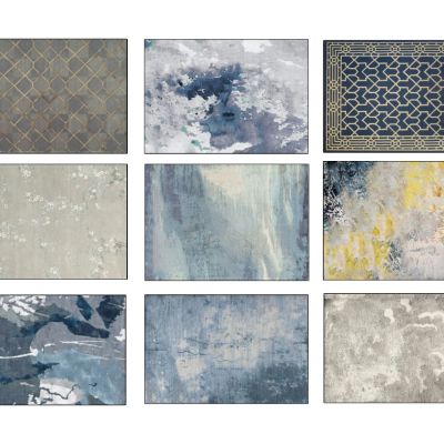 家纺展台家纺中式地毯合集