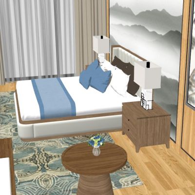 新中式日式卧室