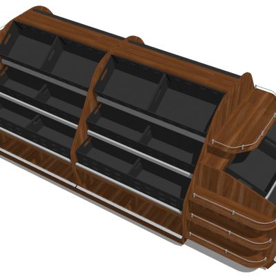 其他现代超市水果蔬菜展柜