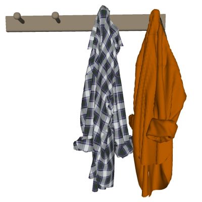 服装展陈服装专卖店衣架