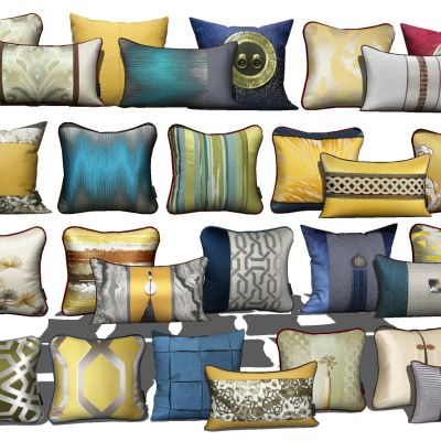 家纺新中式抱枕靠包坐垫组合