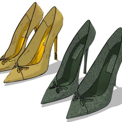 服装展陈女士鞋子凉鞋高跟鞋