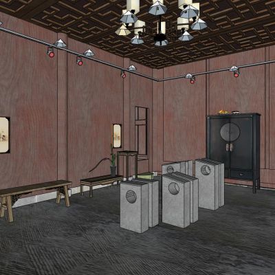 中式家具展厅柜