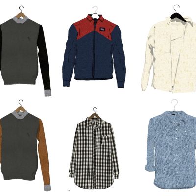 服装展陈男装衣服服饰