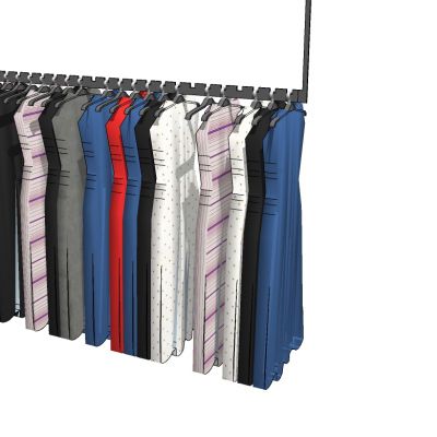 服装展陈服装专卖店衣架