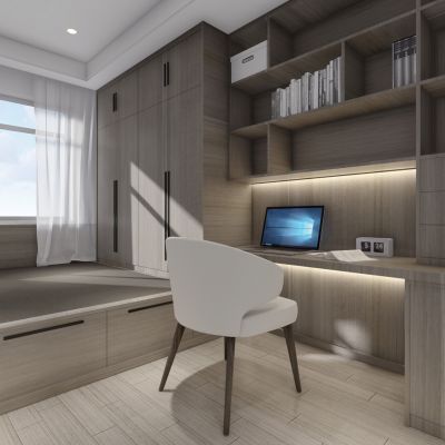 后现代简约港式日式北欧卧室