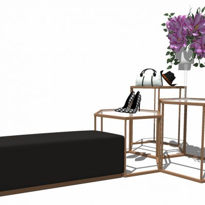 服装展陈服装专卖店展台