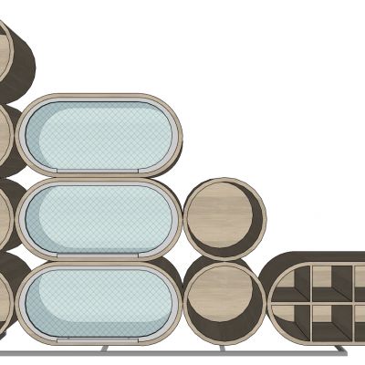 其他现代圆形异形储物柜