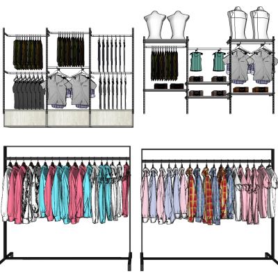 家纺服装货架