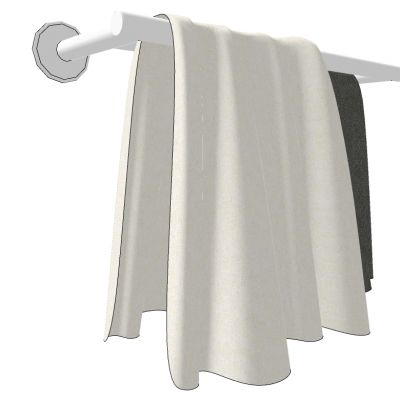 服装展陈毛巾毛巾架