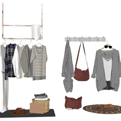 家纺服装店服饰衣架