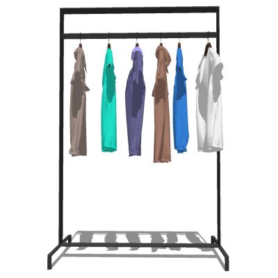 服装展陈服装专卖店衣架