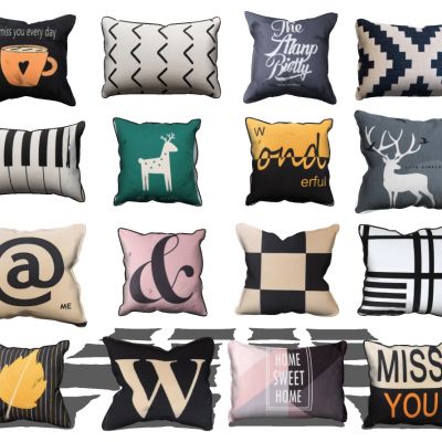 家纺现代新中式靠包抱枕坐垫