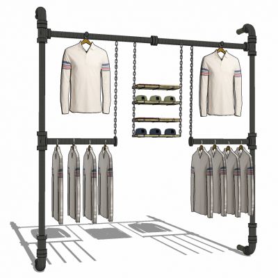服装展陈服装店构件衣架