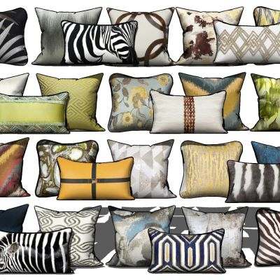 家纺现代新中式靠包抱枕坐垫