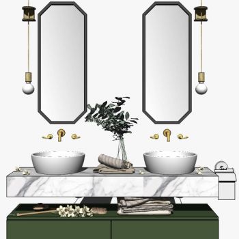 北欧现代卫生间