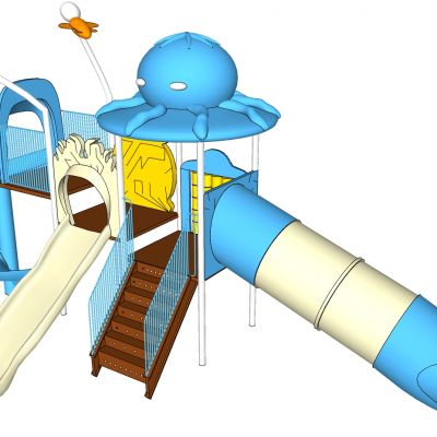 儿童游乐娱乐城设施器材滑梯构件