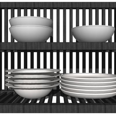 厨房摆件盘子碗架餐具