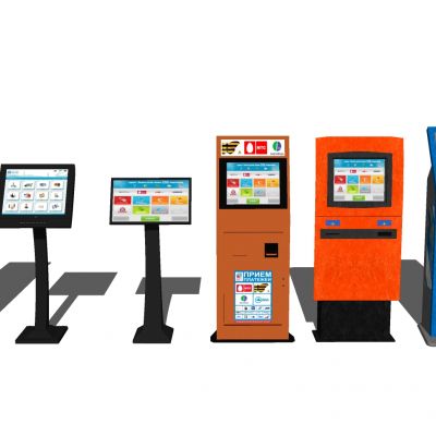 现代展示机排号机取号机挂号机自助机终端
