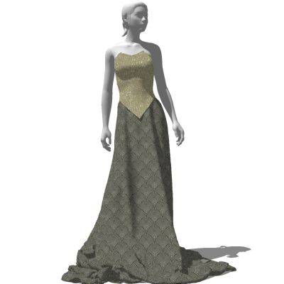 女装人物服饰服装模特